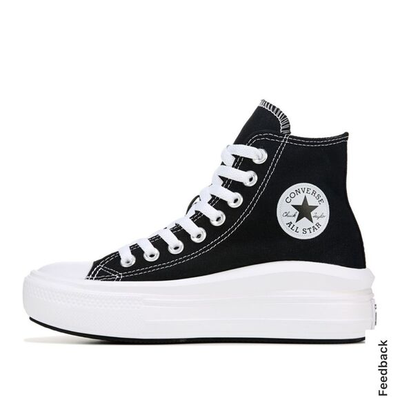 Converse Chuck Taylor All Star Move Platform High Top  Sneaker. Size 8 - Picture 5 of 12